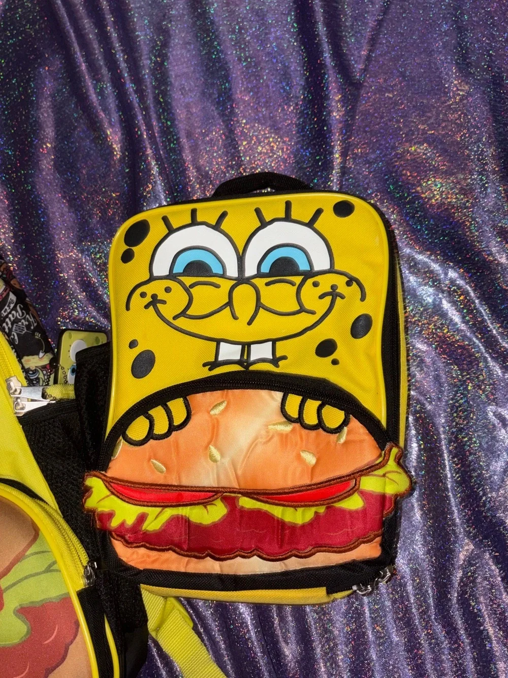 SpongeBob Krabby Patty Backpack Set